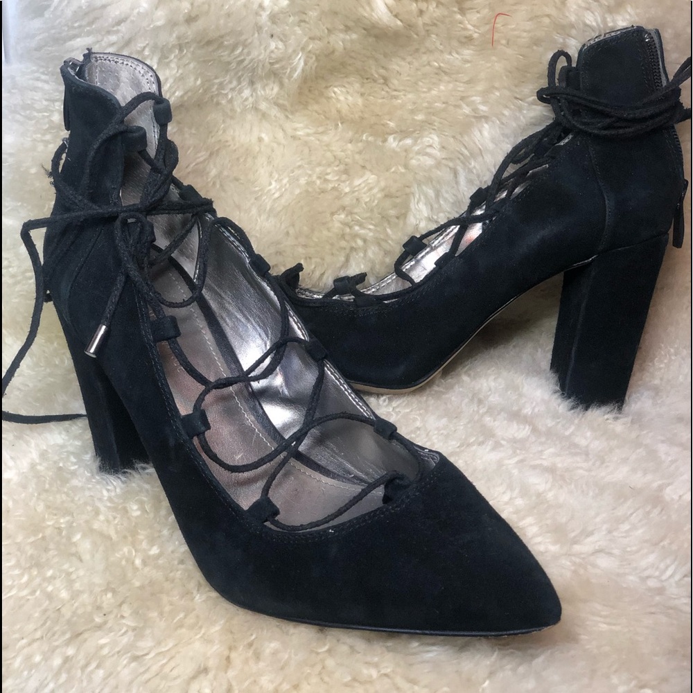 Lace up heels